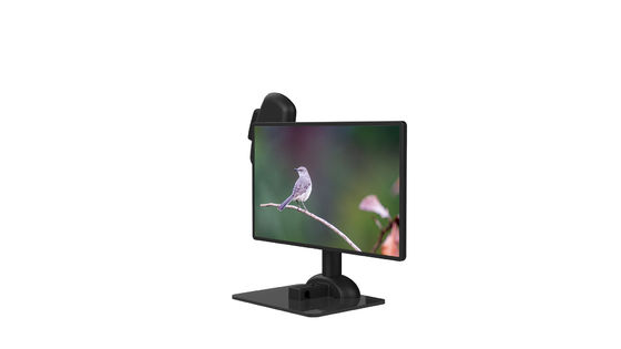 El soporte del monitor LCD del dolor de cuello gira sobre un eje diseño perezoso automático giratorio