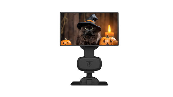 Instrumento de terapia del cuello negro pantalla portátil brazo de soporte monitor LCD para aliviar la rigidez