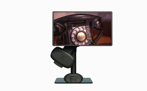 Automático de elevación de montaje de monitoreo giratorio para aliviar la rigidez del cuello