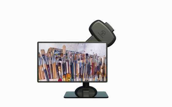 Elevación eléctrica de monitor giratorio de pantalla Bracket brazo para aliviar el cuello rígido