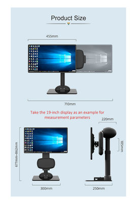 Soportes del brazo del monitor del eslabón giratorio del ordenador automáticos evitar dañar el cuello