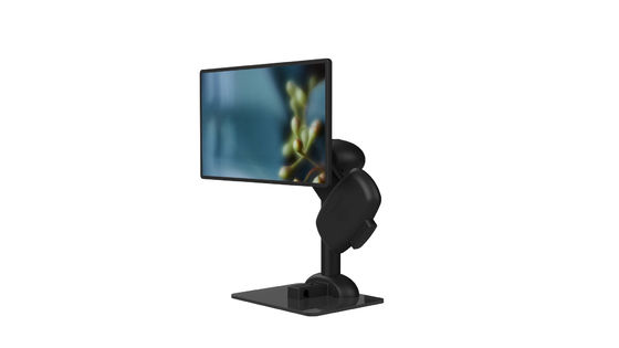 Eslabón giratorio giratorio eléctrico de elevación del soporte del monitor para la rigidez del cuello