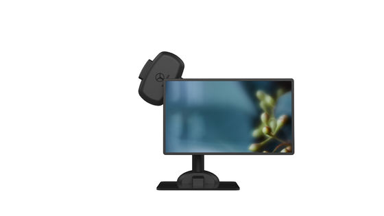 Función ajustable de la salud del cuello del eslabón giratorio del soporte del monitor de la altura eléctrica automática