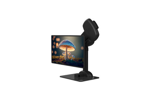 Elevación automática y rotación del ordenador portátil del brazo del negro durable del soporte