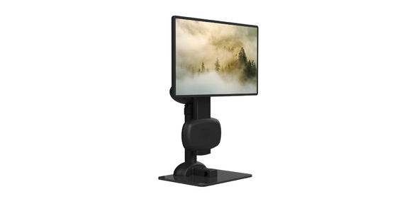 Alivie el monitor de la tiesura que el soporte coloca la rotación automática única