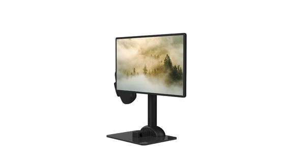 Soporte del soporte del monitor de la rigidez del cuello durable mover arriba/abajo