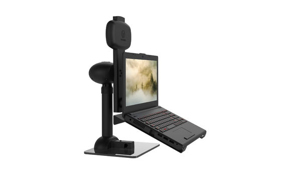 Elevación giratoria del soporte eléctrico del monitor de computadora para aliviar tiesura del cuello