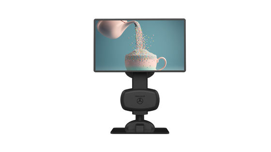 Control de botón Instrumento de fisioterapia cervical de elevación automática Rotador de monitor soporte para el cuello fuerte
