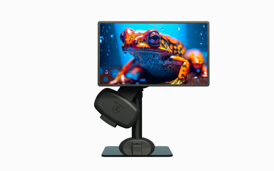 Monitoreo de escritorio de computadora saludable para el dolor de cuello