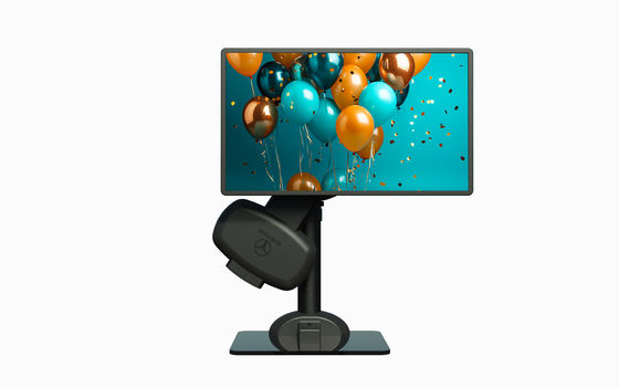 Montaje de monitor de escritorio de computadora saludable para la rigidez del cuello