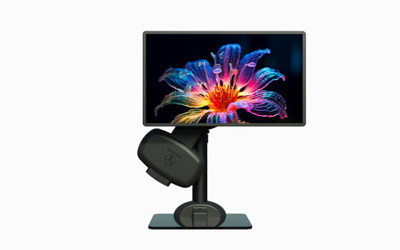 Automático de elevación giratoria montaje de monitor de computadora para la rigidez del cuello