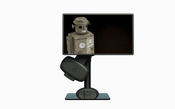 Elevación automática de rotación de montaje de monitor LCD de computadora portátil para relajar el dolor de cuello