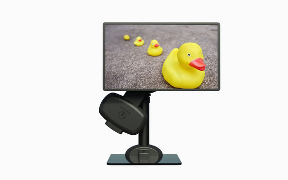 Automático de elevación rotativo monitor Laotop bracket para prevenir el dolor de cuello