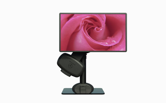 Automático de elevación de rotación de monitor Laotop bracket brazo para prevenir el cuello rígido