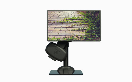 Elevación eléctrica de monitor giratorio Laotop montado para prevenir el dolor de cuello