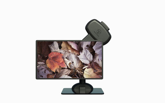 Automático de elevación de la pantalla de montaje de monitoreo giratorio para aliviar el cuello rígido