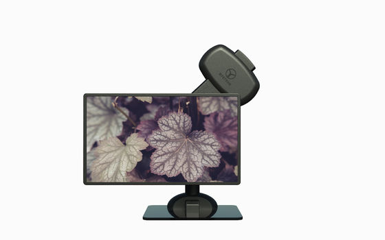 Elevadores eléctricos de montaje de monitor giratorio para aliviar el dolor de cuello.