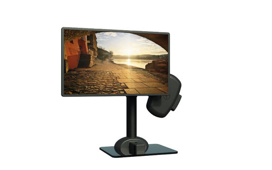 Plastico eléctrico de elevación giratoria de PC Monitor Stand brazo para aliviar la rigidez del cuello