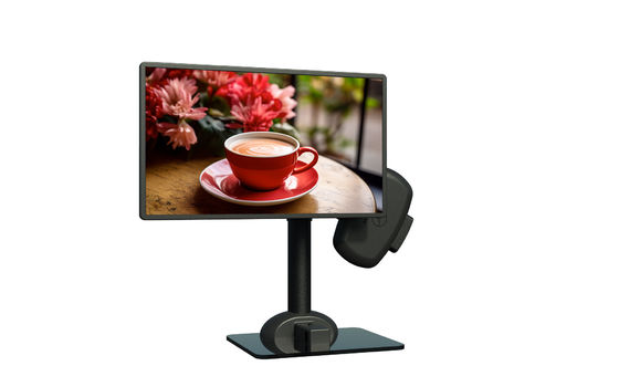 Matte Negro Monitor de movimiento eléctrico de montaje de computadora portátil brazo para aliviar la rigidez del cuello