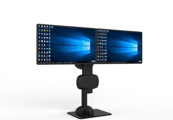 Elevación eléctrica con doble monitor giratorio para aliviar el dolor de cuello