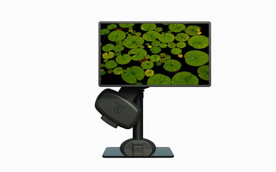 El monitor de elevación eléctrica de rotación negro Laotop Bracket para evitar la rigidez del cuello