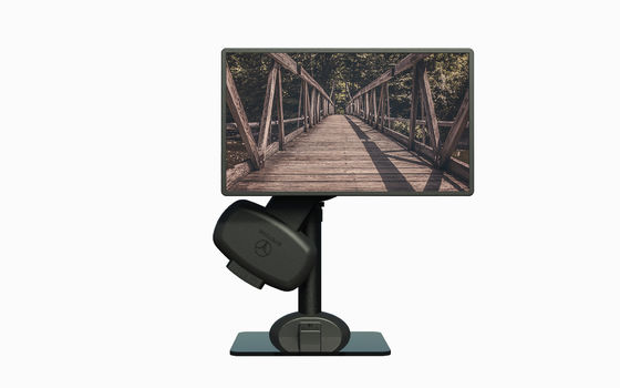 Elevación eléctrica de monitor giratorio Laotop Arm Stand para prevenir el dolor de cuello