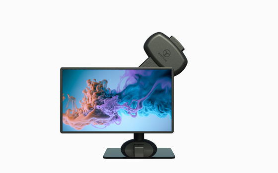 Elevación eléctrica de la pantalla de montaje de monitoreo giratorio para aliviar la rigidez del cuello