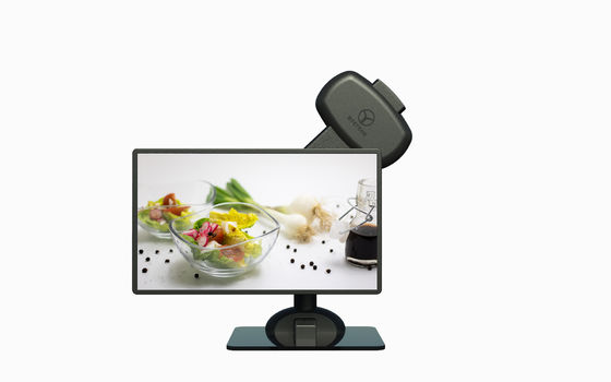 Elevación eléctrica de montaje de monitor giratorio brazo para aliviar el cuello rígido