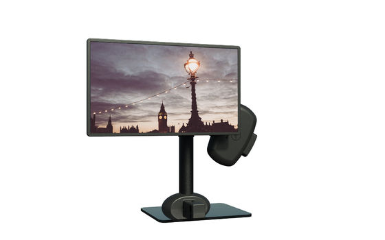 Monitoreo motorizado de computadora portátil de montaje de brazo para aliviar el dolor de cuello