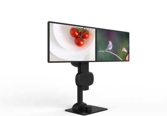 Elevadores eléctricos con doble monitor giratorio para aliviar el dolor de cuello y lumbar